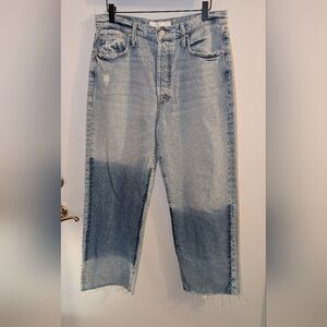 Mother The Rambler Ankle Fray Jeans Size 31